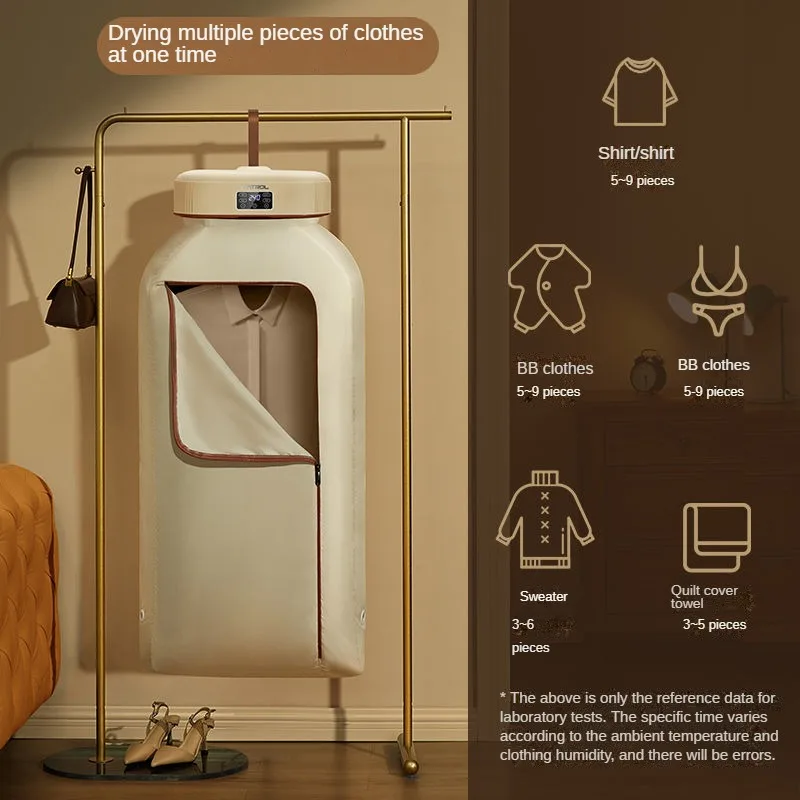 Secadora de ropa plegable y portátil para el hogar, secador de aire para dormitorio de bebé pequeño, Hogar Inteligente