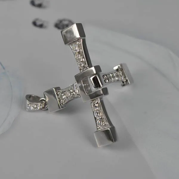 Cross Pendant Necklace Titanium Steel Costume Jewellery Gifts