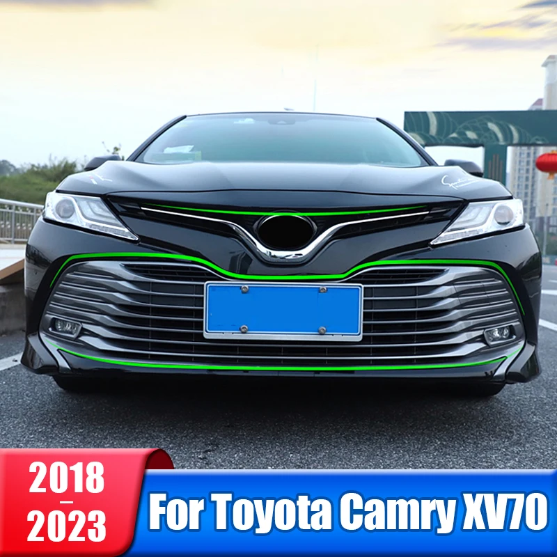 Car Front Grill Insect Screen Body Protection Cover For Toyota Camry 70 XV70 2018 2019 2020 2021 2022 2023 Hybrid Accessories