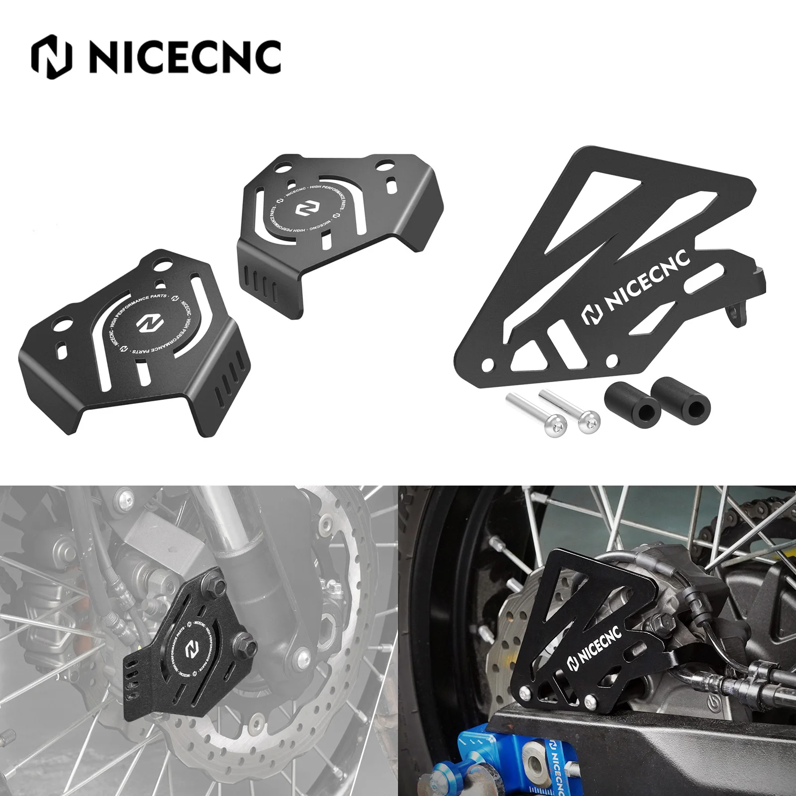 

For Yamaha Tenere 700/Tenere700 XTZ 2019-2024 NICECNC Front Rear Brake Caliper Guard TERNER 700 Rally Edition 2023 2022 2021 20