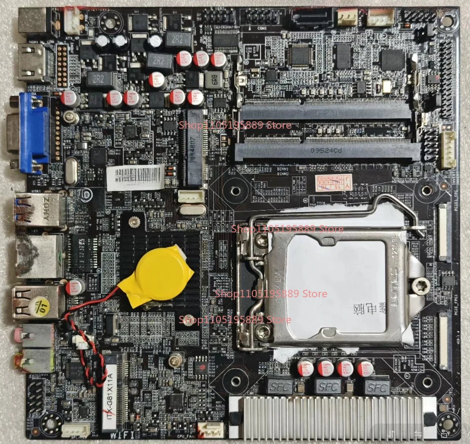 

For G81X11A All-in-one Main Board, H81 Chipset, Support Intel Core 4th Generation I3/i5/i7 Processor
