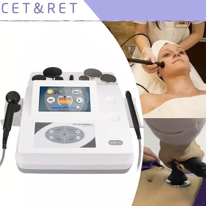 448Khz CET RET Tecar Physical Therapy Machine Portable Rf Monopolar Probe Head High Radio Frequency Diatermia Pro Loss Weight