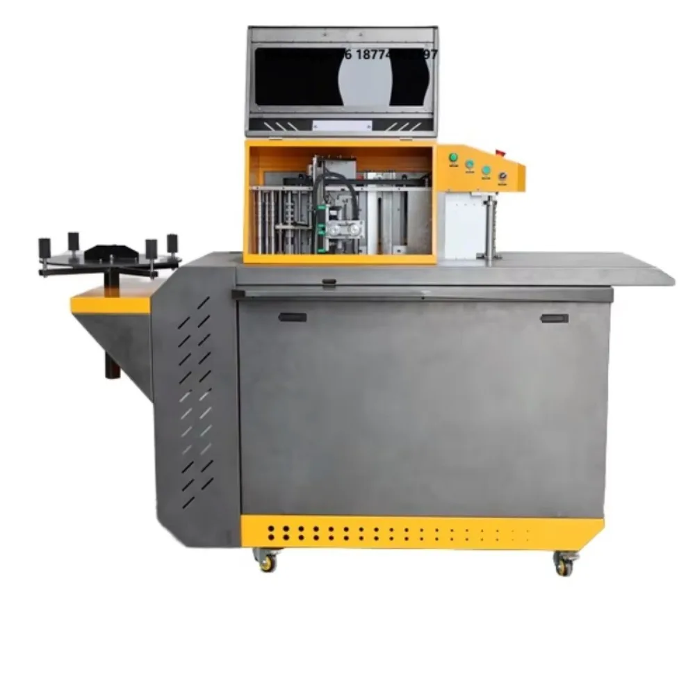 Auto Stainless Steel Aluminum Bender Signs Making Equipments Metal 3d Advertising Cnc Die Mold Channel Letter Bending Machine