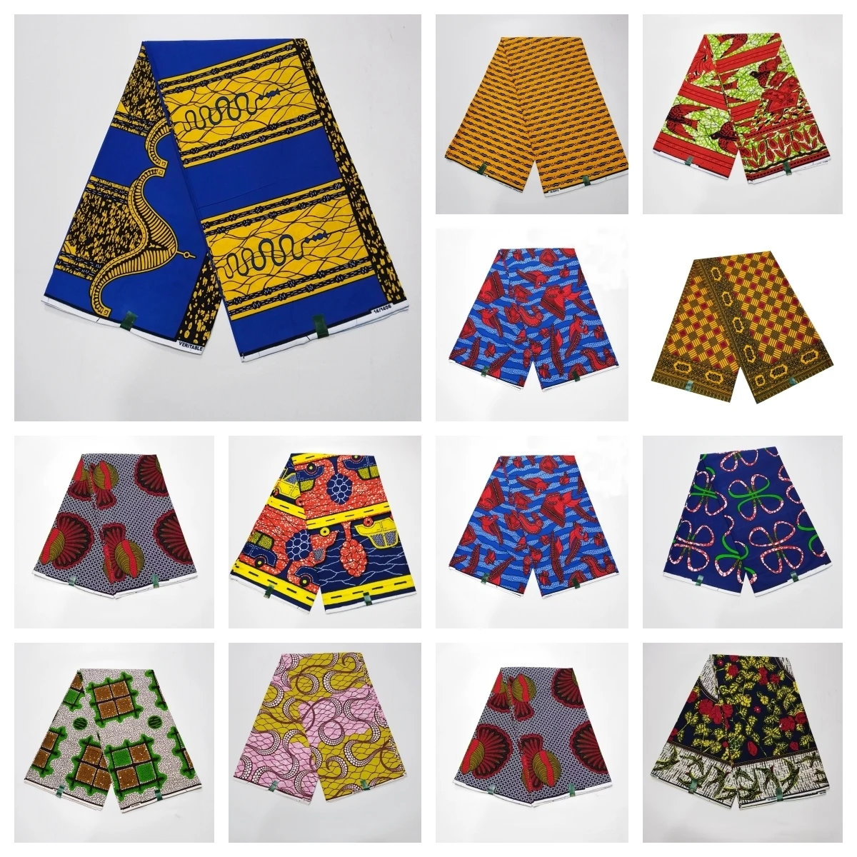 

Guaranteed Veritable Original Wax African Real Wax Prints Fabric Nigerian 100% Cotton Ankara Batik Soft Pagne Helicoid Batik Wax