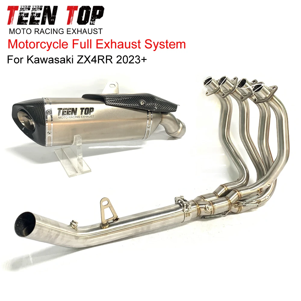 For Kawasaki ZX4RR Full Exhaust System Stainless Steel Motorcycle