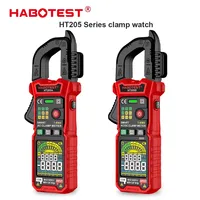 HABOTEST HT205 Clamp Meter Auto Range True RMS NCV DC AC Voltage Inrush Current Temperature Tester Automatic Voltmeter HT205A