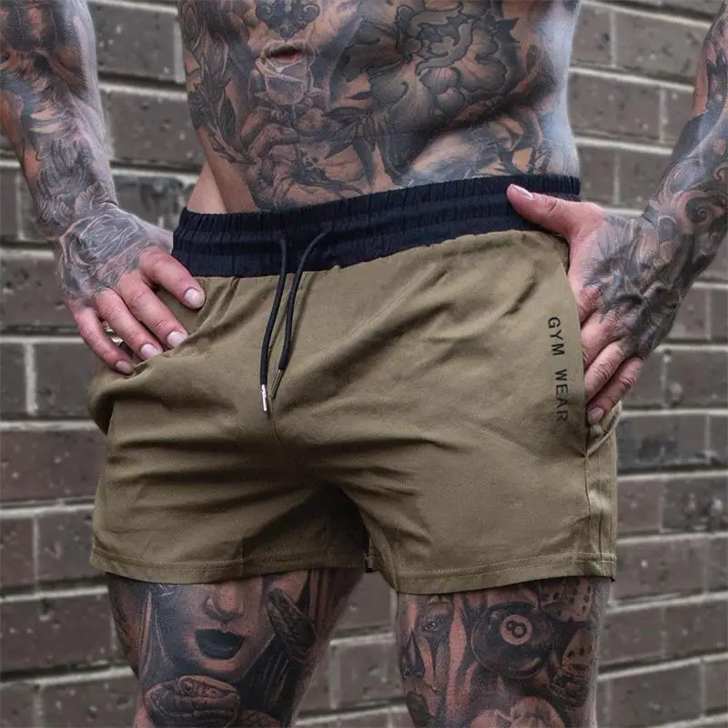 Männer Hot Shorts Leichte Dünne Kurze Hosen Laufen Squat Fitness Shorts Männer GYM Tragen Schnell trocknende Kordelzug Shorts