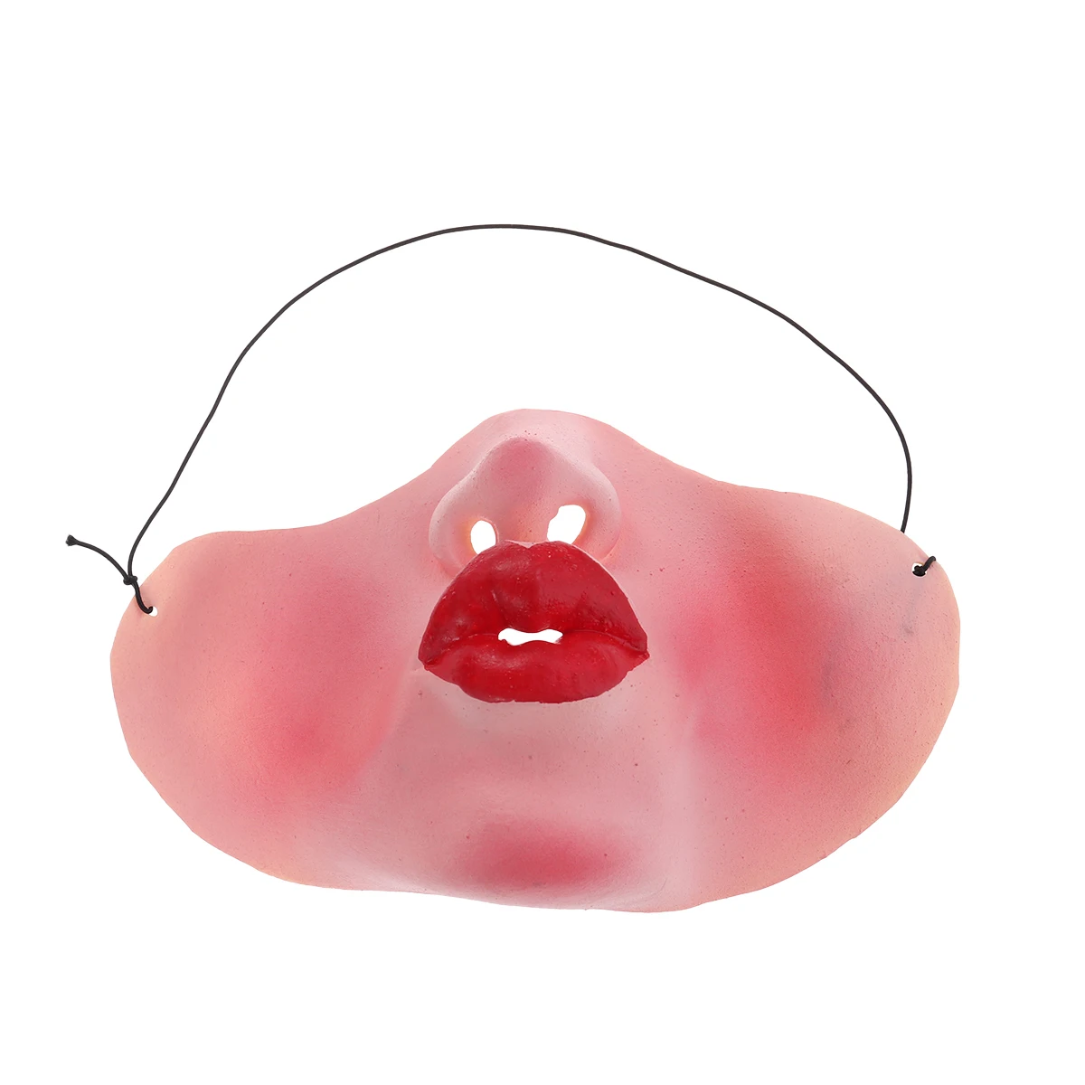 

Latex Half Face Costume Accessory Funny For Cosplay Halloween Easter Mask Festival Dance Party Comfortable Unique