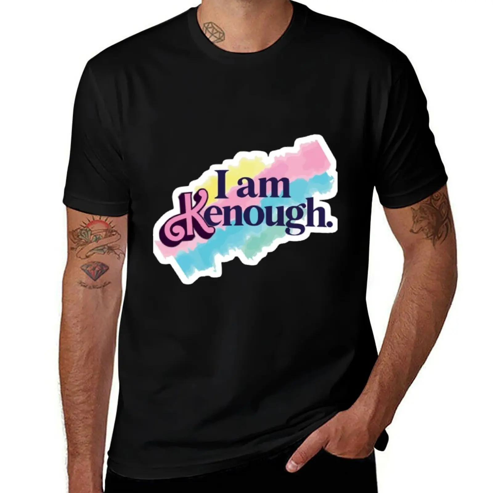 

i am kenough T-Shirt man t shirt designer t shirts for man graphic vintage T-Shirt