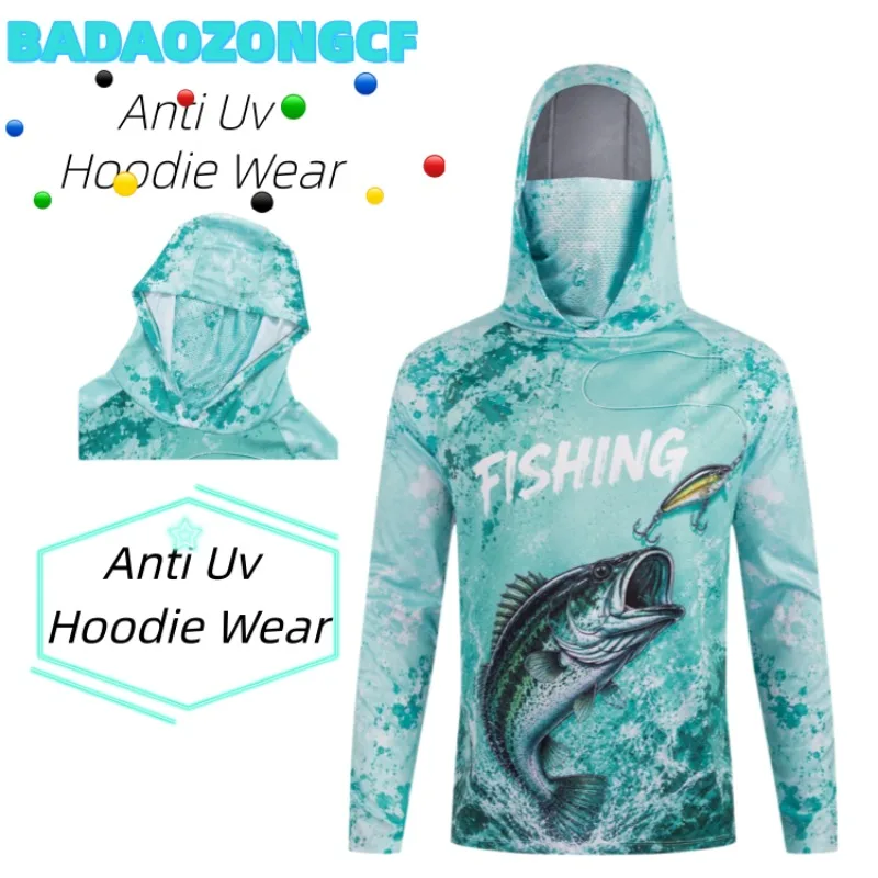 Jersey for Fishing T Shirts Summer Fishing Clothing Men T-shirt Mosquito Clothes Men's Sweatshirt Tee Shirt Anti Uv Hoodie Wear