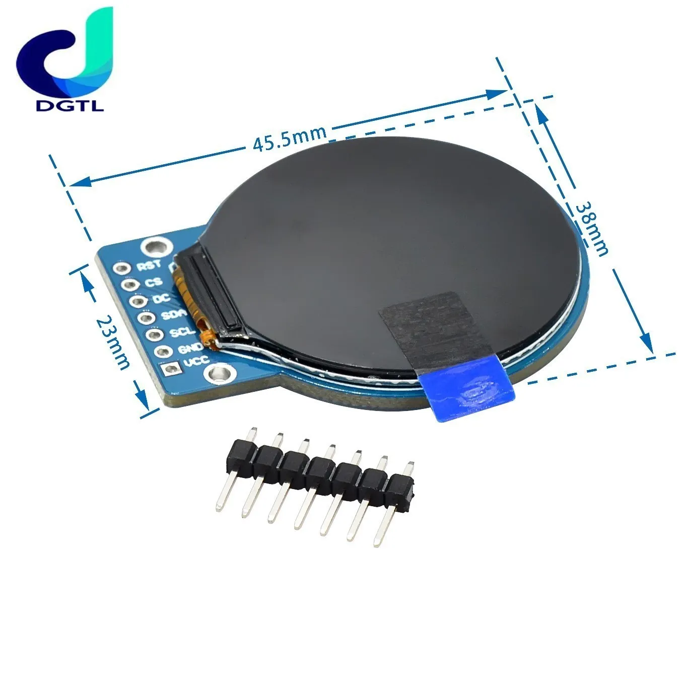 TFT Display 1.28 Inch TFT LCD Display Module Round RGB 240*240 GC9A01 Driver 4 Wire SPI Interface 240x240 PCB For Arduino