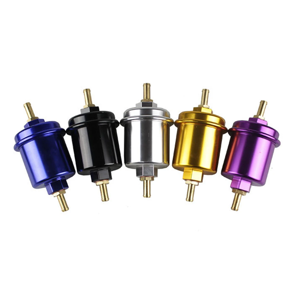 

​62MM Universal Aluminum High Flow Performance Fuel Filter Washable Filter