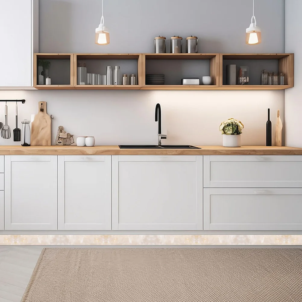 

2 Rolls Skirting Board Cover Marble Paper Peel Stick Self Adhesive Flexible Wall Decorative Trim Baseboard Waistline Splashproof