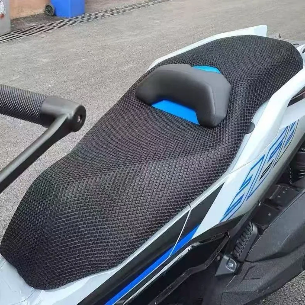 For ZONTES 368G 368K Seat Cushion Cover Heat Insulation Breathable 3D Honeycomb Sunscreen Seat Cover Modification Accessories