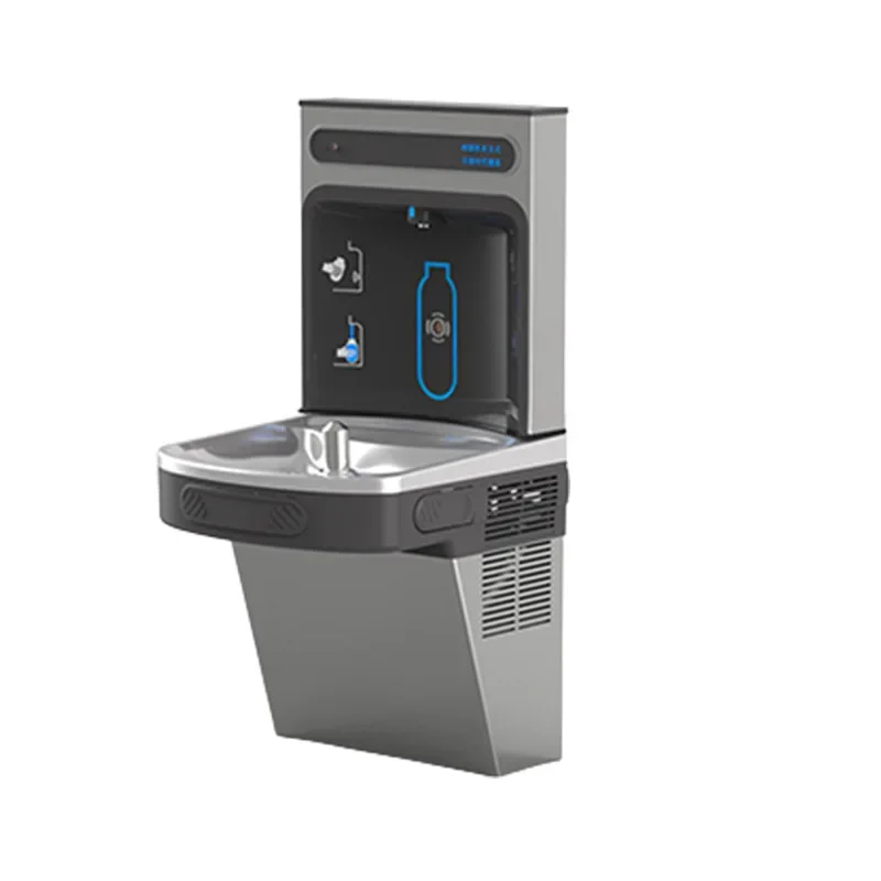 

Public direct drinking water dispenser made of 304 stainless steel with refrigeration