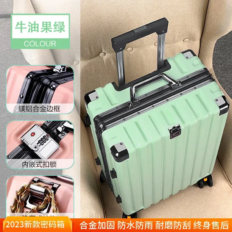 New fashion trolley luggage carry-on pull rod suitcase 20 men\'s student universal wheel women 24 travel luggage password 28 box