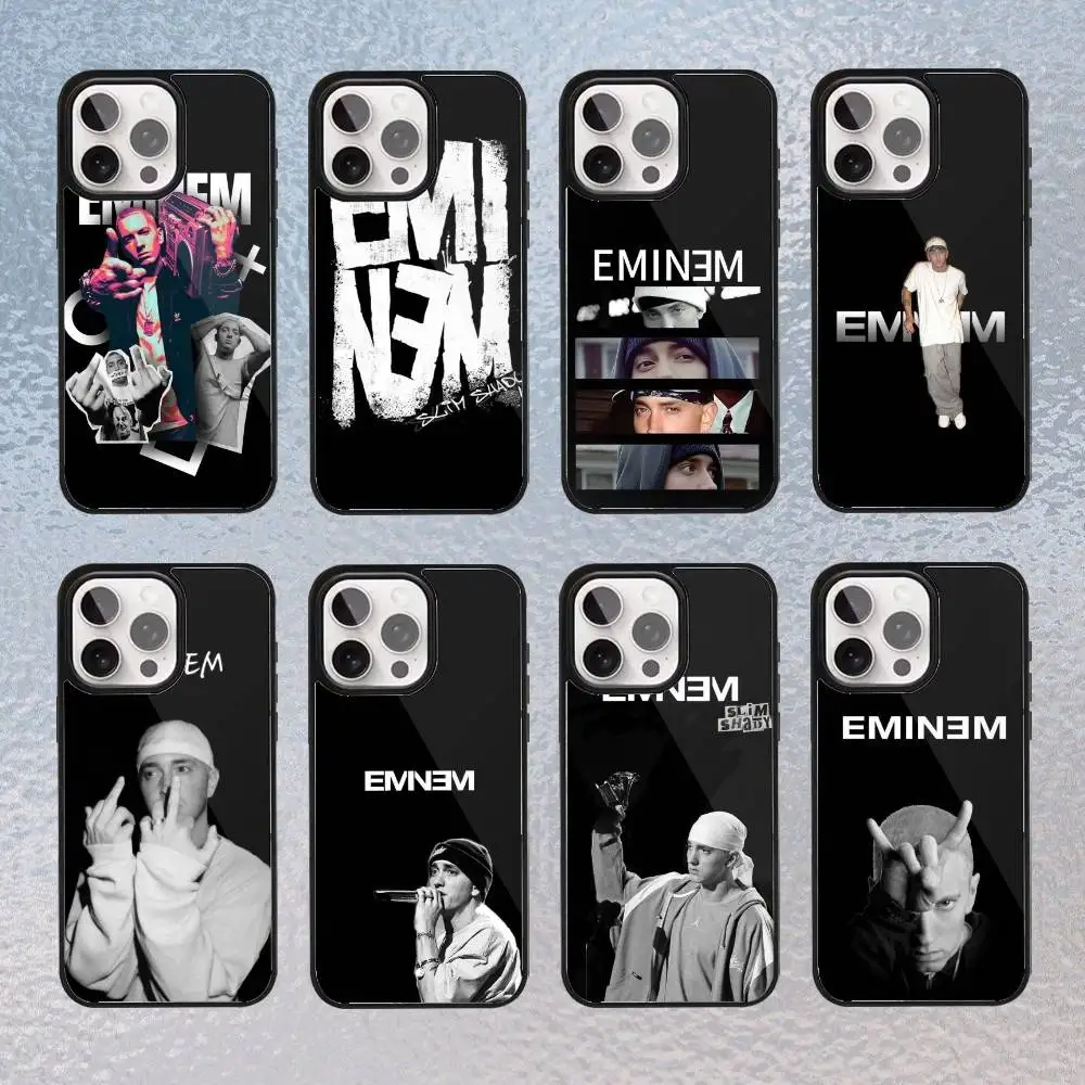 

Rapper E-Eminem Phone Case for iPhone 17,16,15,14,13,12,11 Plus,Pro Max Magnetic Wireless Charging Cover