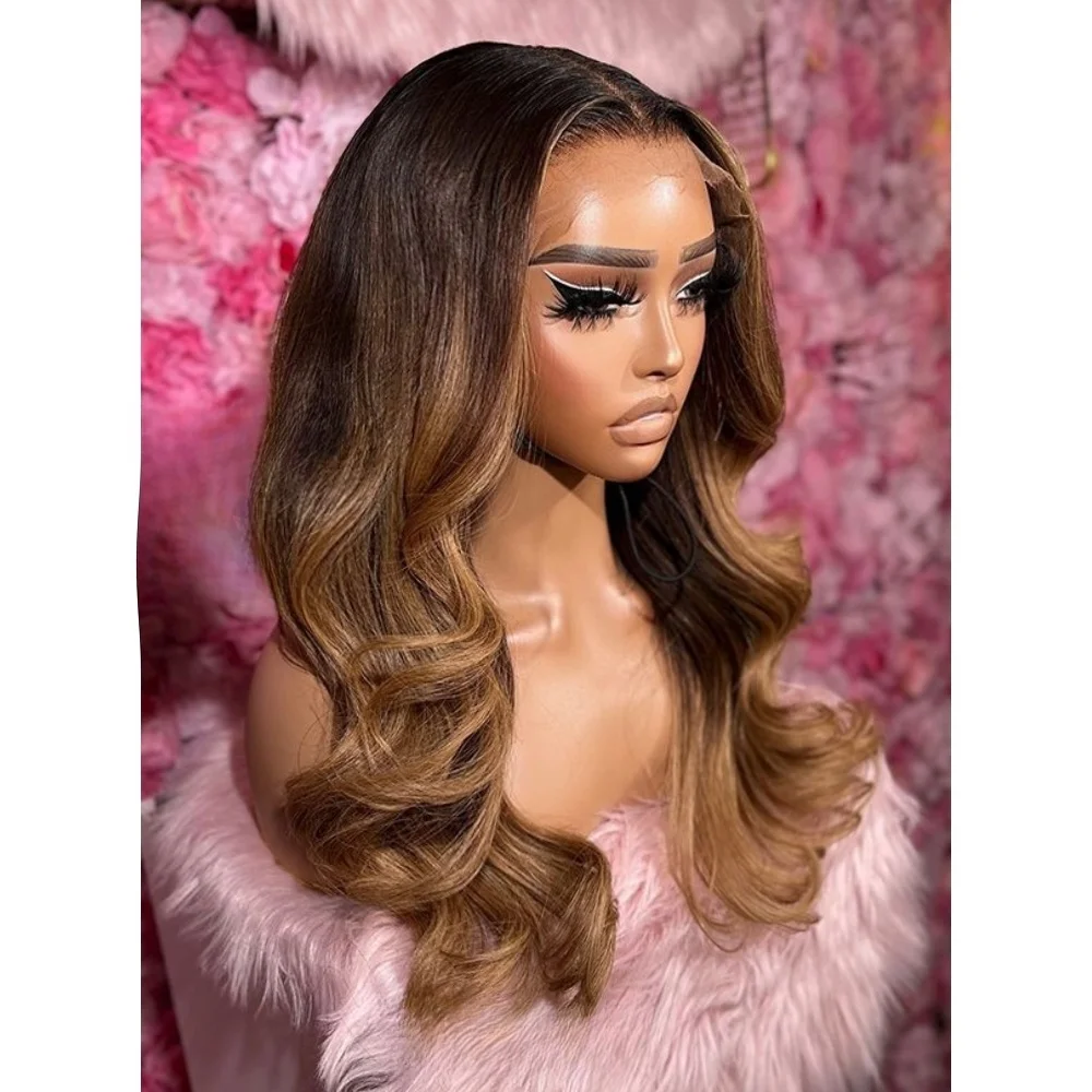 Glueless 22 Inch Highlight Blonde Body Wave Jewish Human Hair Wig with Silk Base Baby Hair And HD Lace European Preplucked