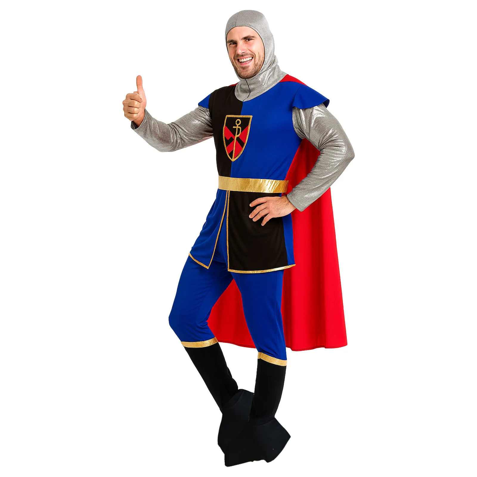 Adulte hommes loween Crus soldat romain Cosplay Role-plang scène Performance Costume traditionnel ethnique scène Costume