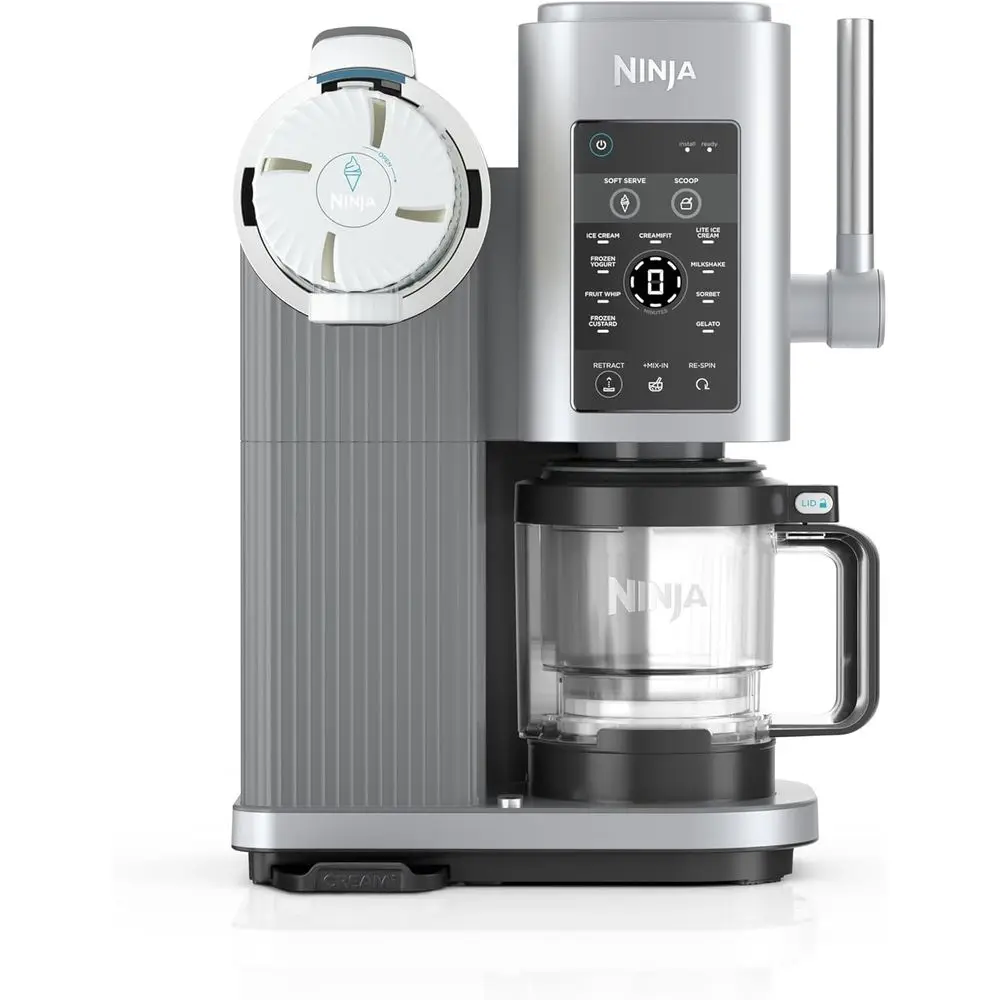 

CREAMi Swirl Ice Cream and Sot Serve Maker, Sorbet, Milkshake, rozen Yogurt, Low Cries Prog& More, 13-in-1, Sot Serve Handle & (