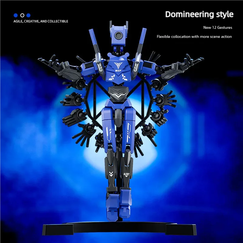 Cool Multiple Styling Mecha Warrior Robot Model 13 Figurka Zabawki dla dzieci Prezenty Wieloprzegubowe Ruchome Figurki DIY Zabawki do montażu