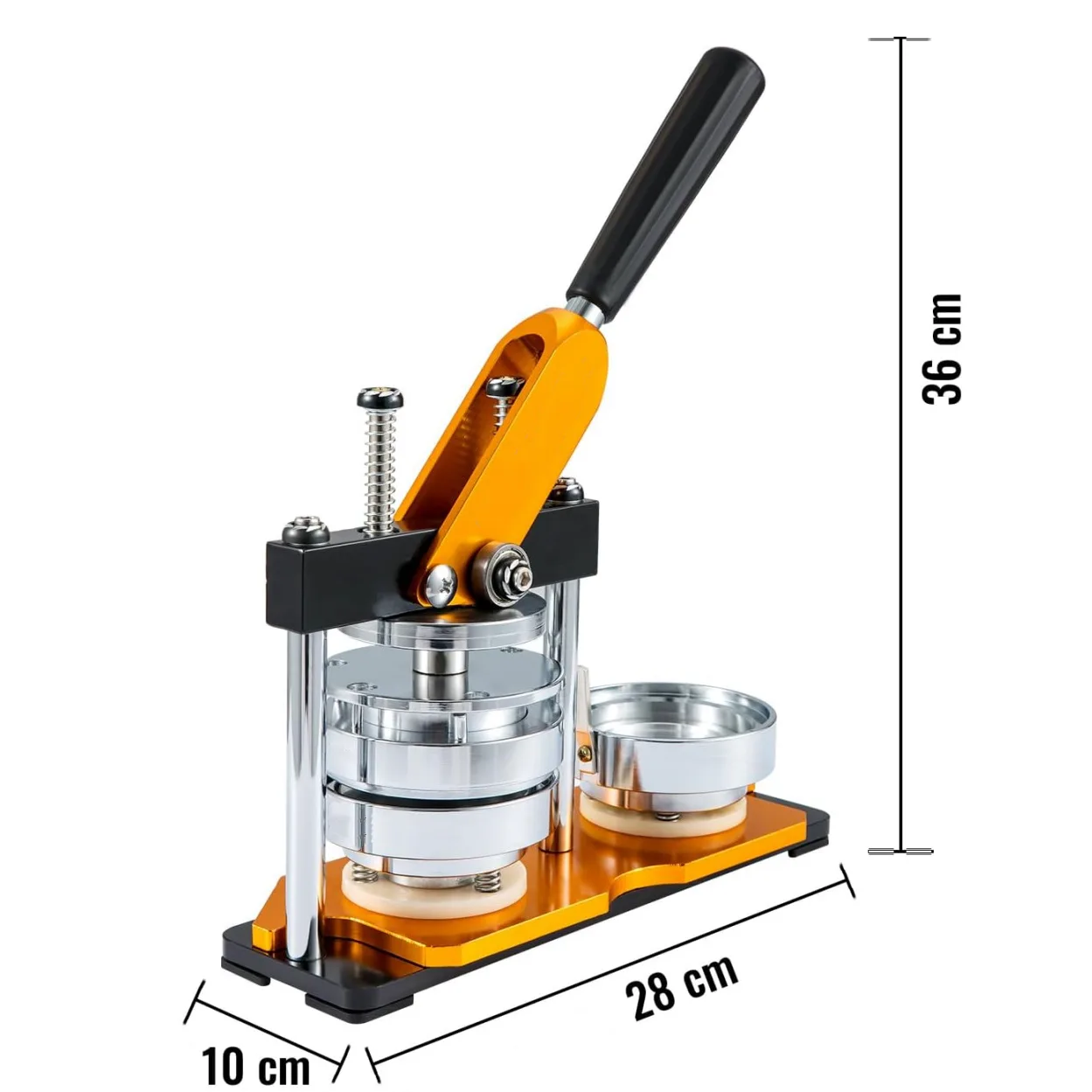 Factory Wholesale Rotary Badge Making Machine Interchangeable Molds Button Making Machine