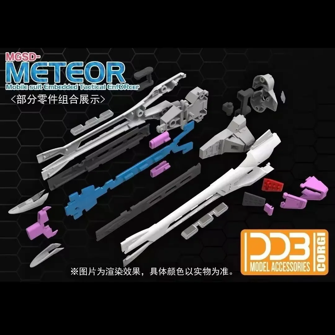 La nueva mochila de vuelo de meteorito Ddb Mgsd es adecuada para la mayoría de Mgsd Hg Rg y otros modelos a escala 1/144, adorno, regalos de vacaciones para niños, juguetes