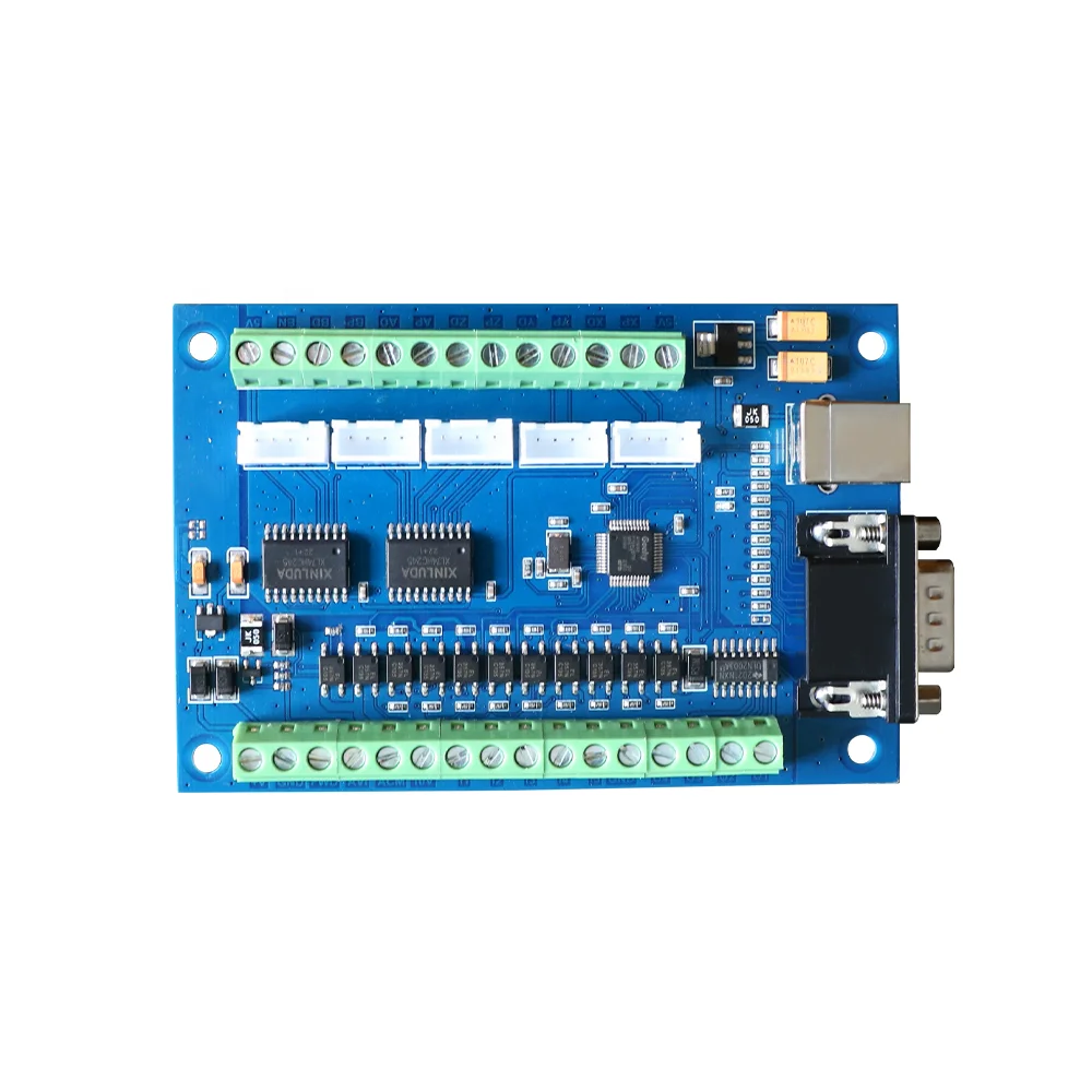 5 Axis DC 12-24V CNC Mach3 USB STB5100 Interface Board for Stepper Motor