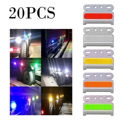 20pcs Auto Car COB Truck Sidelight 24V LED Lamp For Truck Turning Side Lights Signal Decoration Lamp DC24V Bulb For Car Lighting