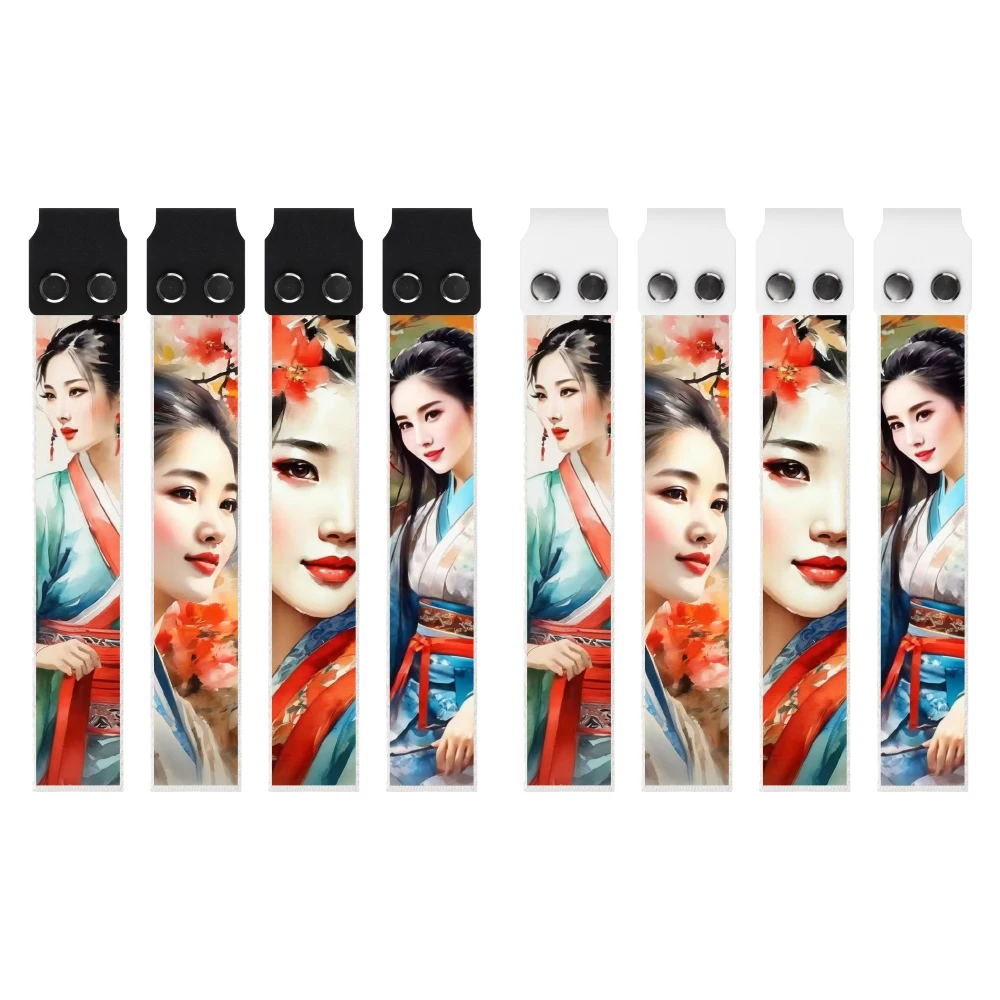 Classical Lady Portrait Ribbon Keyboard Straps for Wooting 60he Mechanical Gaming Keyboards Men's And Women's Gaming Accessory