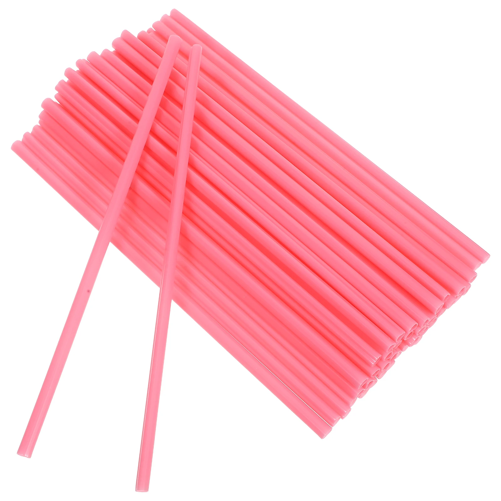 

50pcs Heart Shaped Drinking Reusable Pink Creative Party Supplies For Valentine'S Day Birthday Wedding Bridal Shower Cocktail