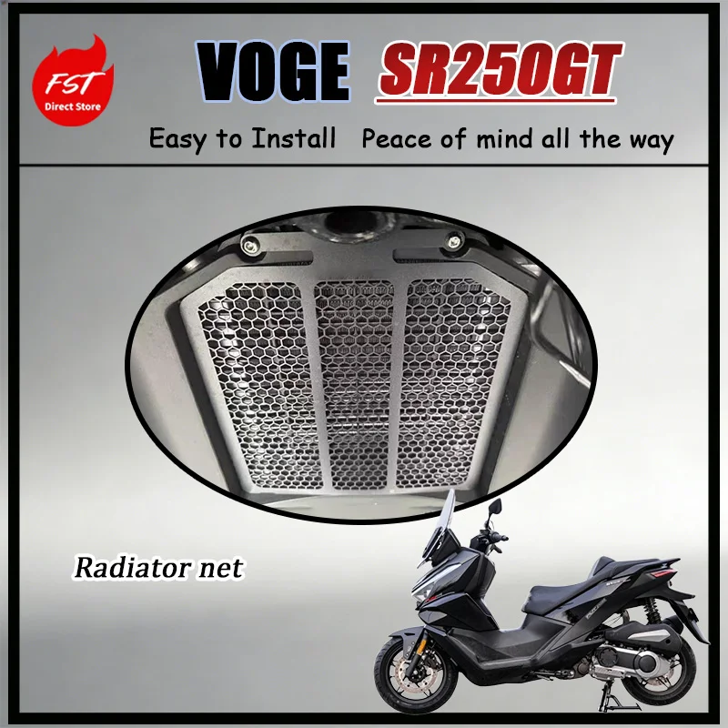 

FOR Heavy-Duty Radiator Protection Mesh for VOGE SR250GT Top Grade Durable Non-Destructive OEM Fit Radiator Guard