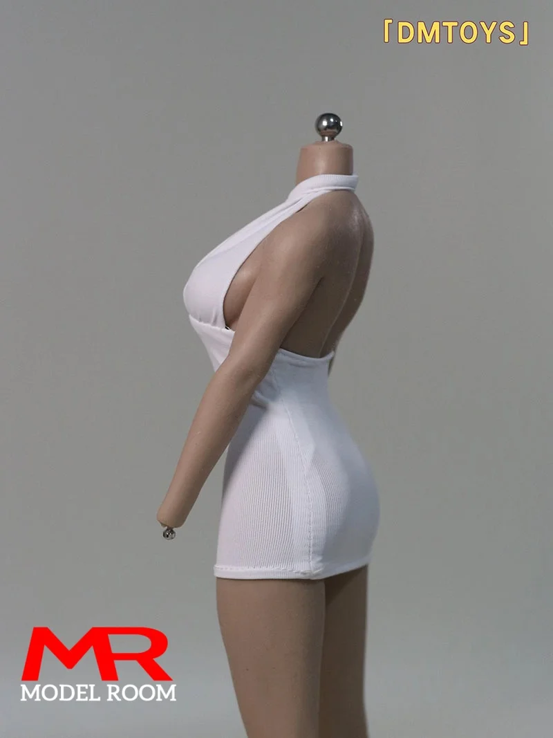 DMTOYS DF093 1/6 échelle femme dos nu robe jupe courte vêtements modèle adapté 12 ''TBL S53 AT203 VCD01 soldat figurine corps