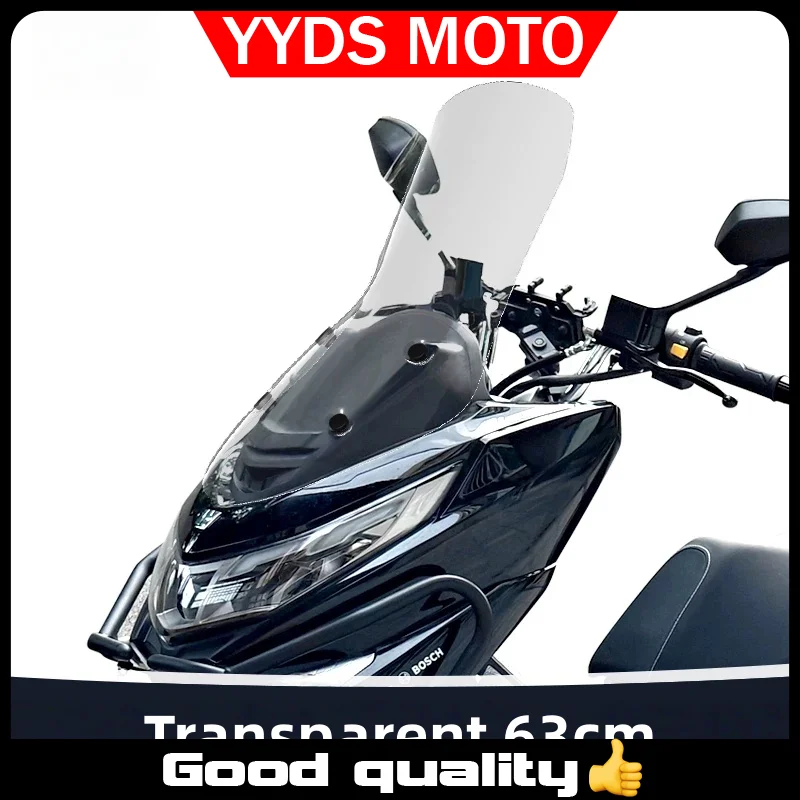 For Haojue UHR150 front windshield modification, heightening,high-definition windshield panel motorcycle accessorie