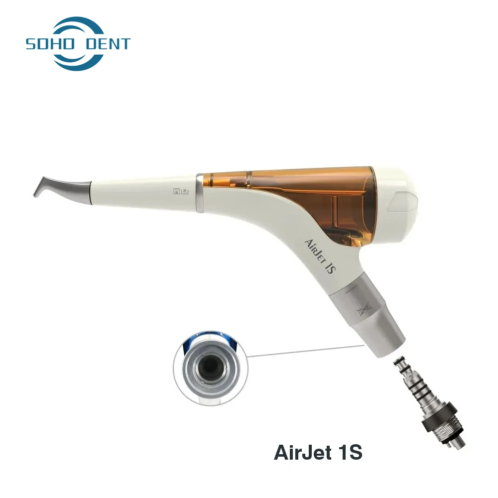 Dental Air Polisher Supragingival/Subgingival 2 in 1 Prophy Air Jet Polishing Air Flow Teeth Whitening Polish Tool