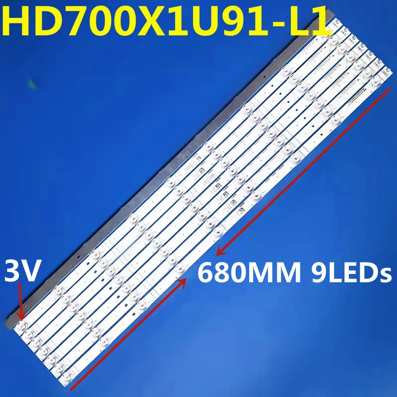 

LED Backlight Strip For 70A6G 70A7100 70H6570G SVH700A31 JL.D70091330-003AS-M-V02 CRH-BX70X1U913030T080902H HD700X1U91-L1