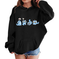 Fashion Anime KPop Demon Hunters Derpy Hoodies Women Men Sweatshirt Loose Fleece Movie Printing Pullovers Hoodie Female Tops