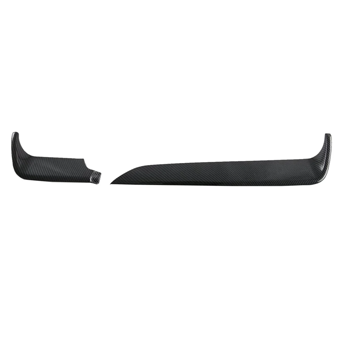 For Isuzu D-MAX 2023 2024 LHD ABS Carbon Fiber Center Console Dashboard Strip Cover Trim Car Interior Accessories