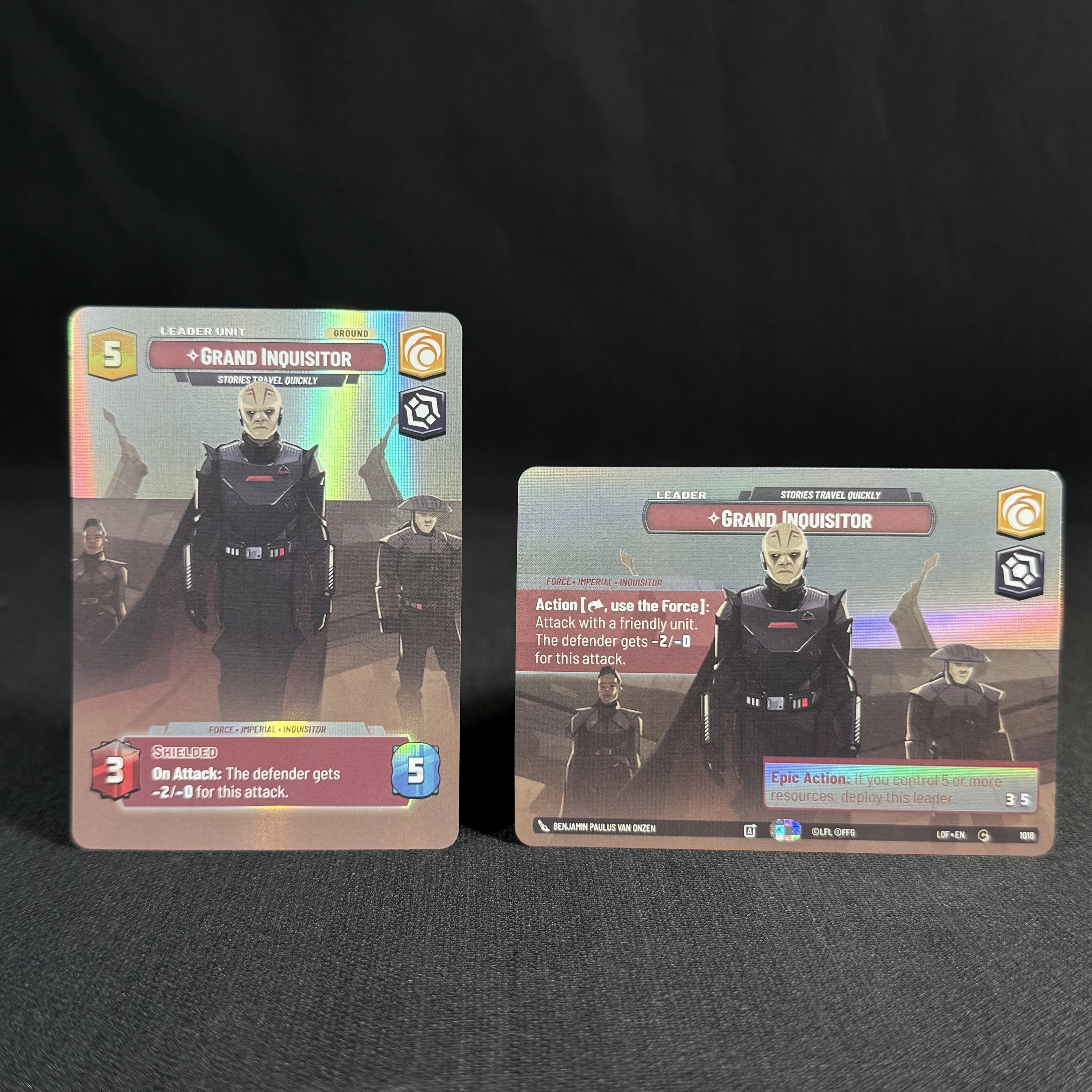 بطاقات SWUDB Proxy بطاقات الرقائق المعدنية حرب النجوم غير المحدودة SOR JTL SHD إصدار جامعي بطاقة مجموعة بطاقات البضائع الفيلمية #3