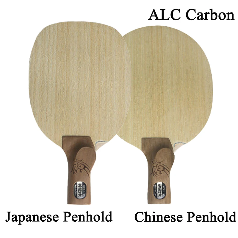 

ALC Carbon Table Tennis Blade Japanese/Chinese Penhold Shenlong Wood 7-Ply PingPong Paddle Offense & Defense Table Tennis Racket