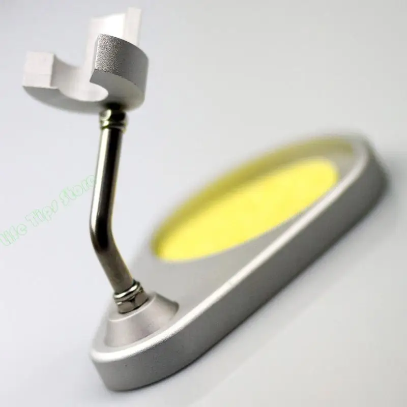 

G5AB Electric Soldering Iron Stand Support Holder Base for M8 P9 Handle Metal Solder Support Station Soldering Aluminum Alloy