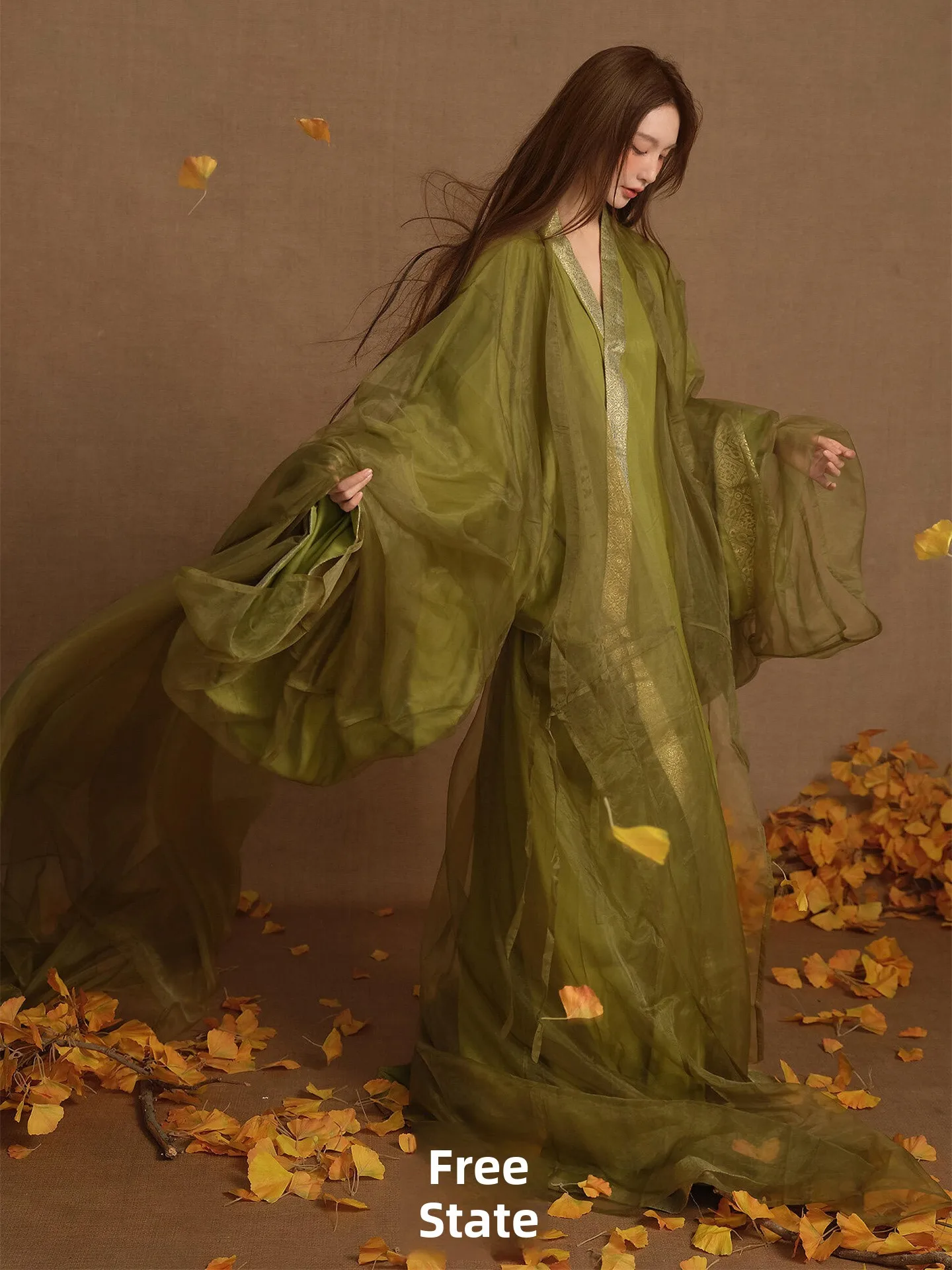 

Ele Ancient Chinese Sle Photoaphy Costume for Girls Cold Tone National Faion War Robe Eastern Aesthetic Hanfu