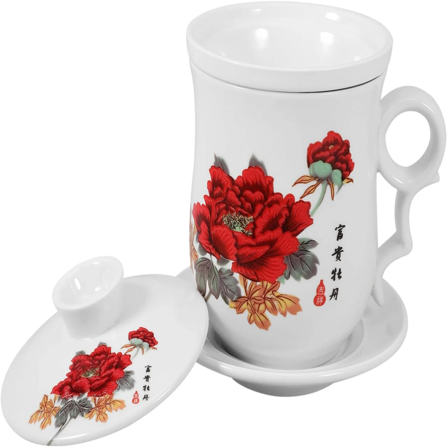 

nce and exquisite craftsmanship. Perfect for daily use or special occasions, this luxurious tea set will make a stunning additio