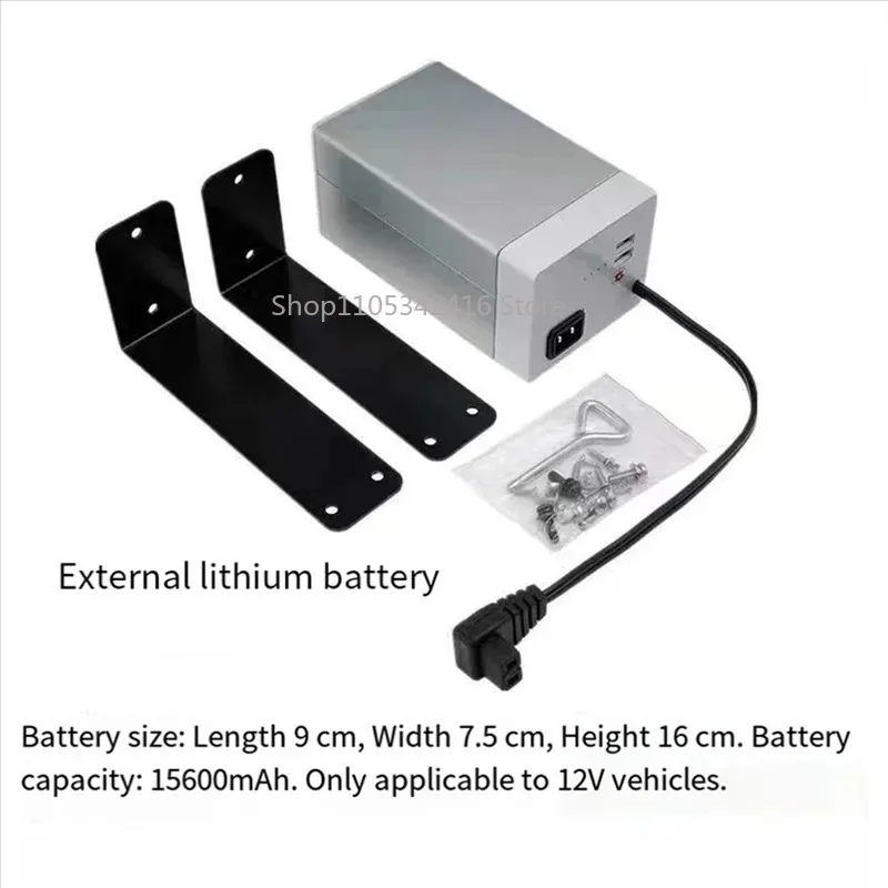 Dedicated 12V Lithium Battery 15600mAh External Power Bank for Car Refrigerator Outdoor Camping Emergency Use