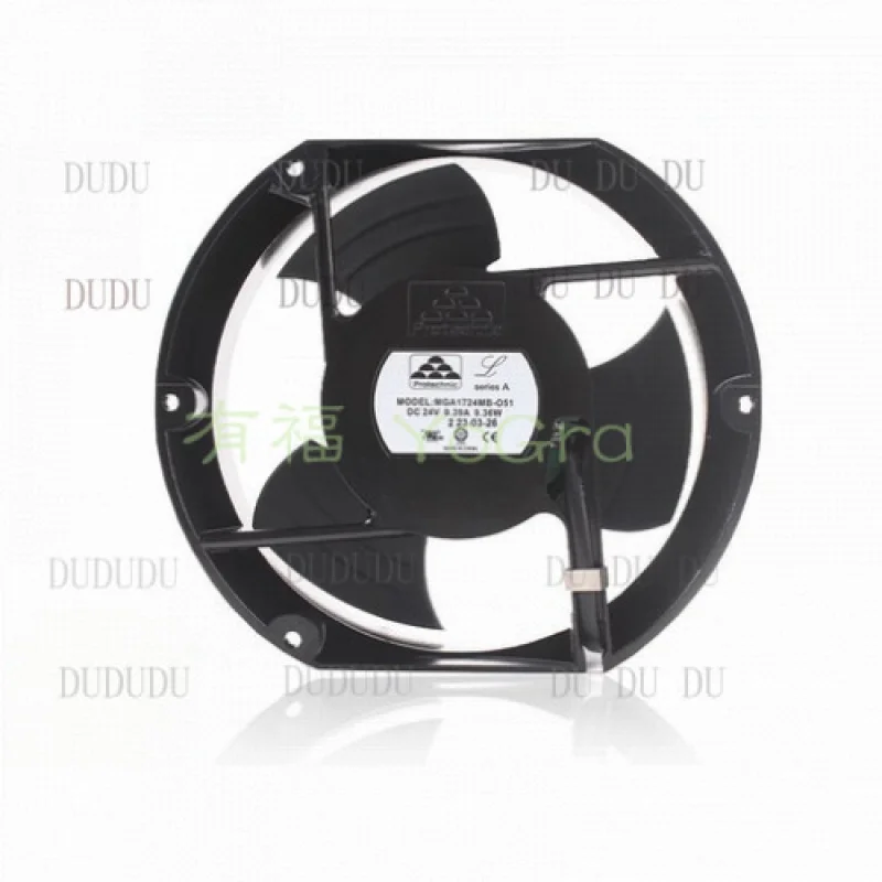

D for Protechnic MGA1724MB-O51 17251 DC24V 0.39A 9.36W Axial Cooling Fan