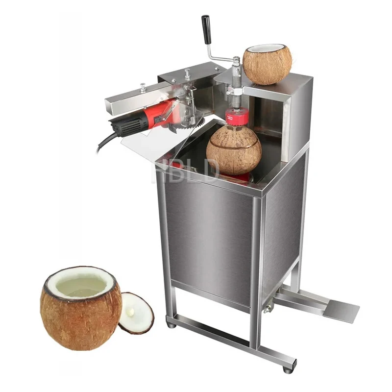 

Fully Automatic Fresh Coconut Opening Machine And Multifunctional Coconut Cutting Machine