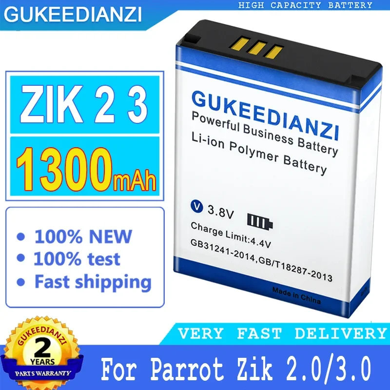 

Сменные аккумуляторы большой емкости для мобильных телефонов 1300 мАч для Parrot Zik 2.0 2 3.0 3 zik2 zik3 Портативный аккумулятор для мобильных телефонов