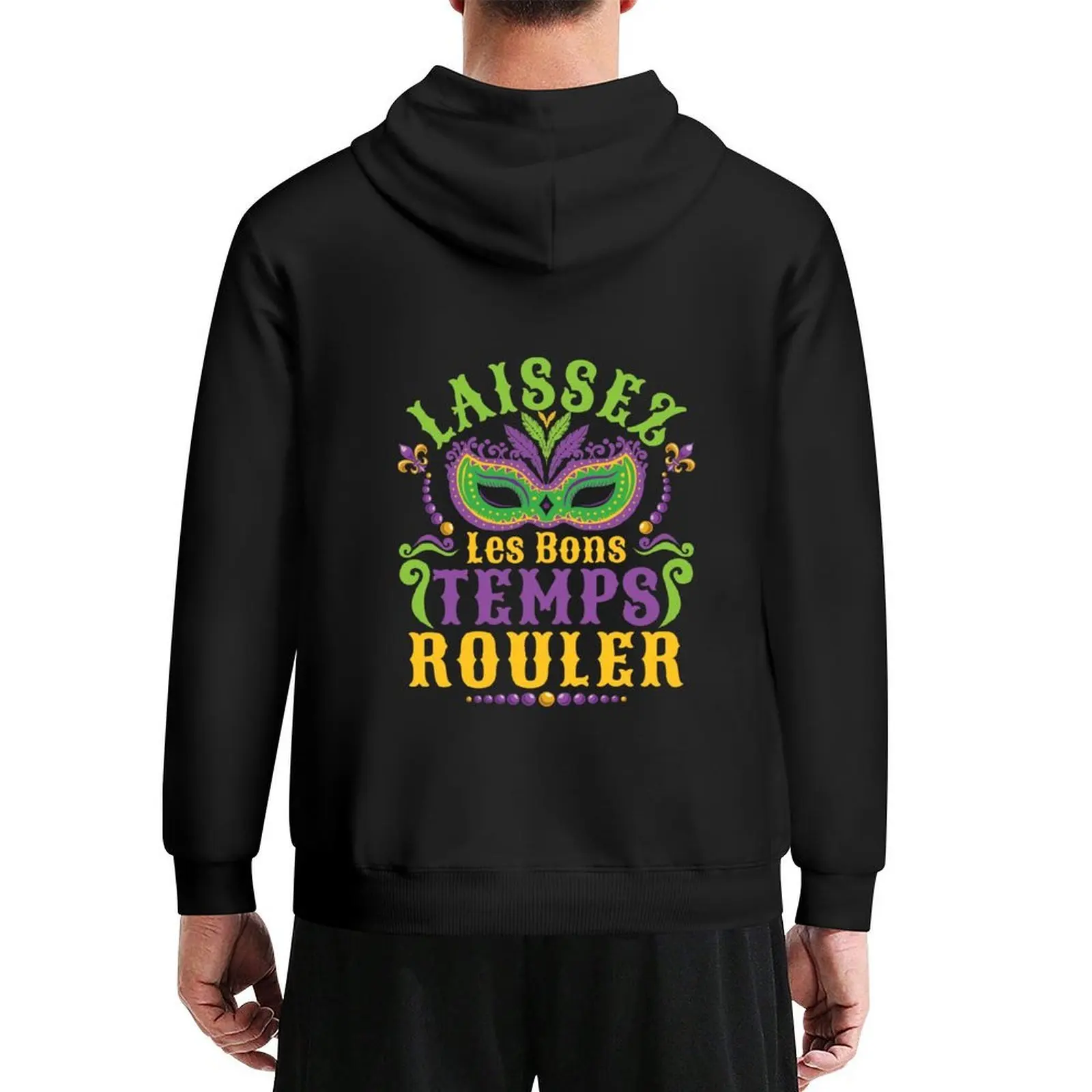 

Laissez Les Bons Temps Rouler Mardi Gras Let The Good Times Roll Hoodie men's sweat-shirt autumn clothes men's hoodies