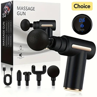 New Portable Fascia Massage Gun Deep Tissue Mini Muscle Massage Gun Lightweight Adjustable Speed Whole Body Massage Equipment