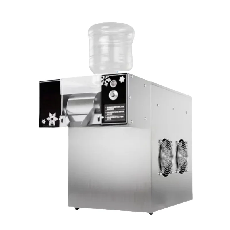 Hot Sales High Capaicty Good Quality  Stainless Steel Snow Ice  Cream Making Maker Machine Snowflake Ice Maker